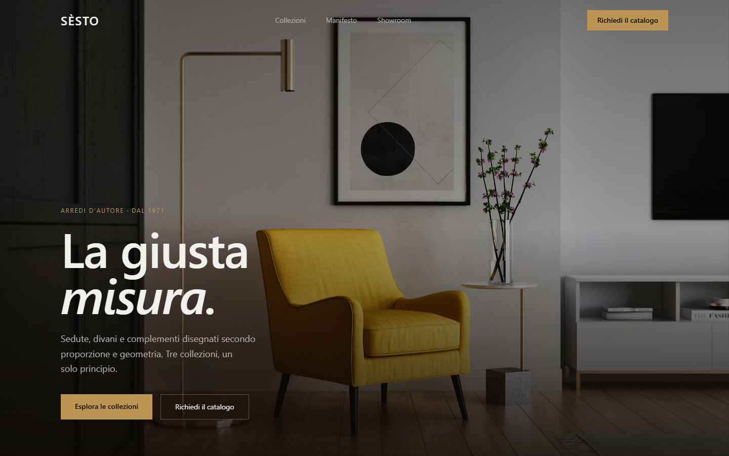 SÈSTO — catalogo arredo d'autore